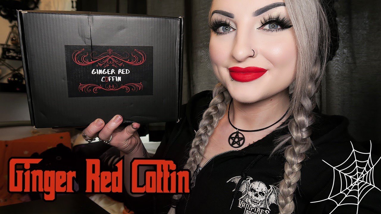 Ginger Red Coffin - Gothic Subscription Box Unboxing, August!