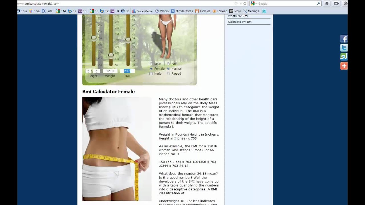 BMI Calculator Female