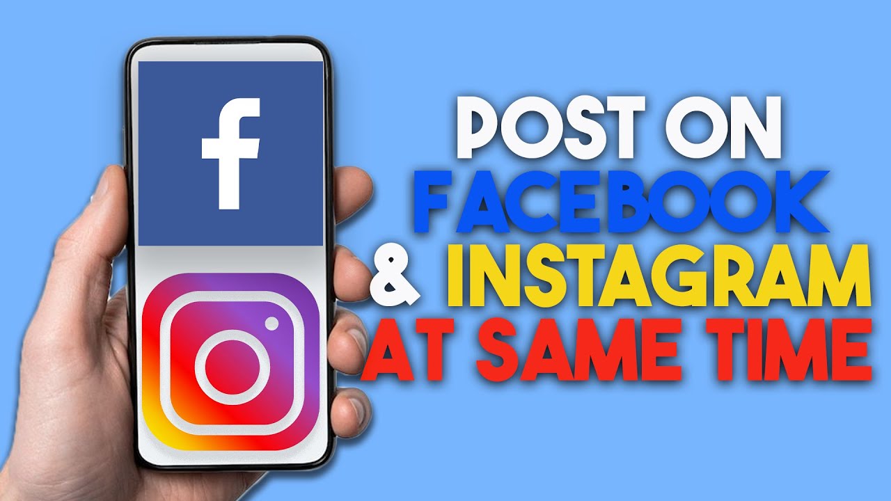 How To Post On Facebook And Instagram At Same Time Legit