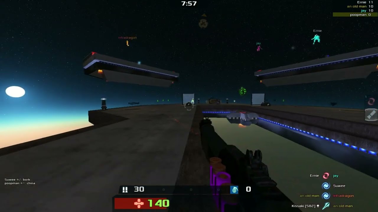 Xonotic DM Multiplayer Linux