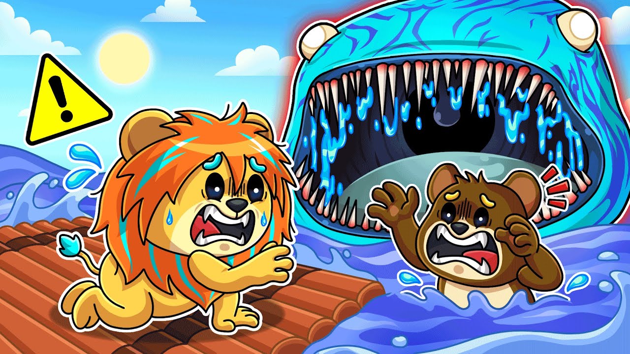 巨大なバケモノがいる海で99日間生き残ってみた結果...！？【 ロブロックス Roblox 】