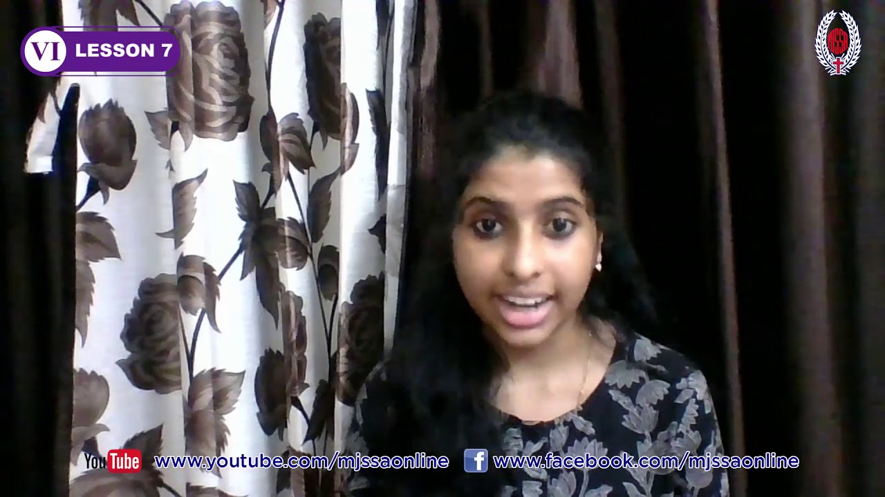 MJSSA Online Class | Class 6 | Lesson 7 | English | © MJSSA