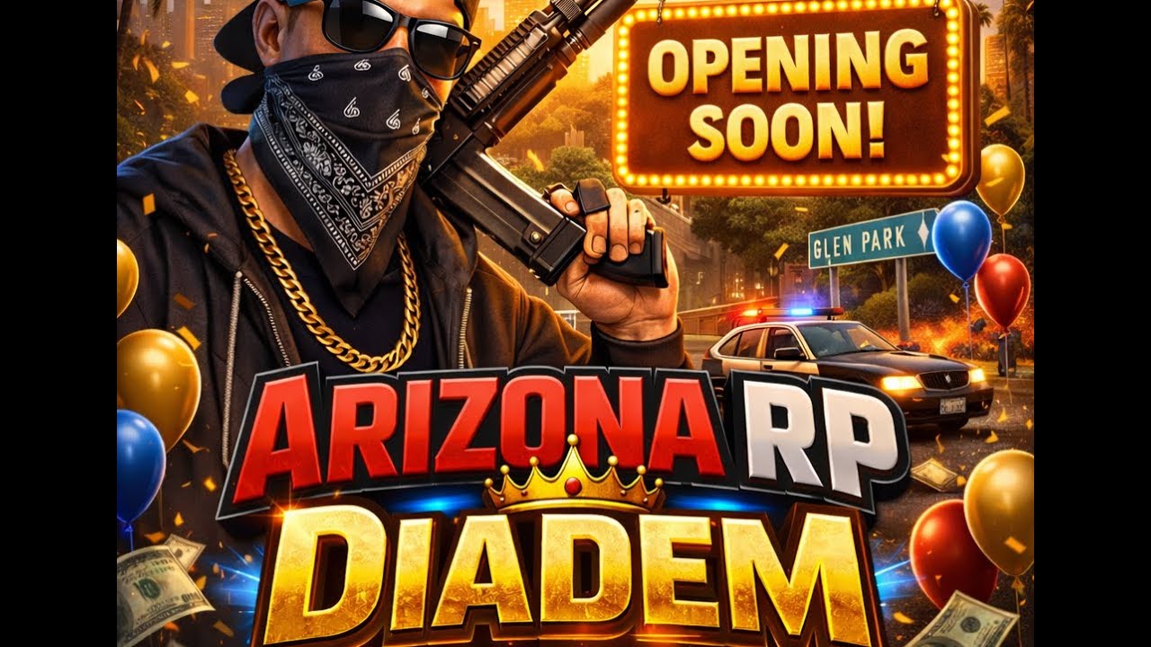 Открытие ARIZONA RP DIADEM - РАЗДАЧА СЕТОВ -90 , ОХРАННИКОВ