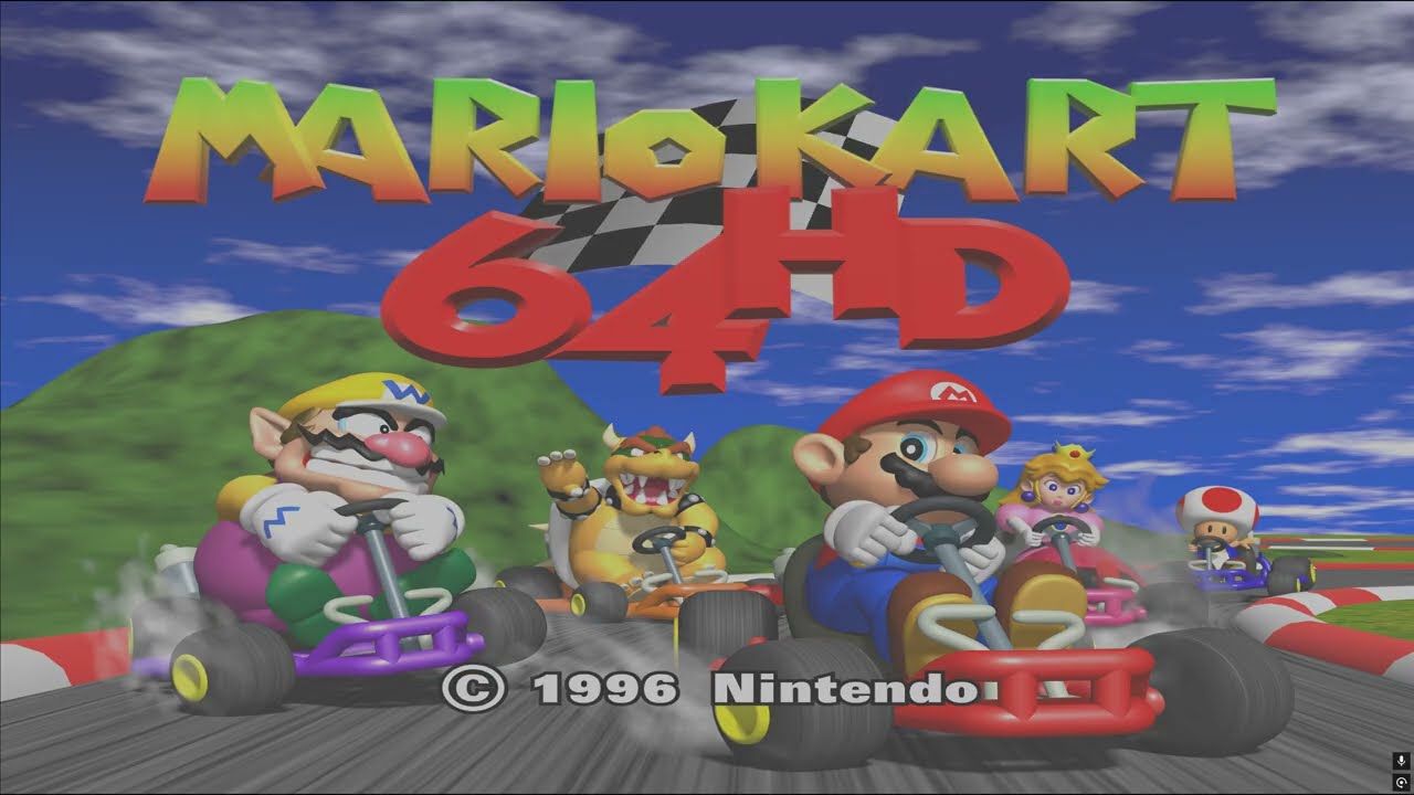 MARIO KART N64 HD 4k TEXTURE