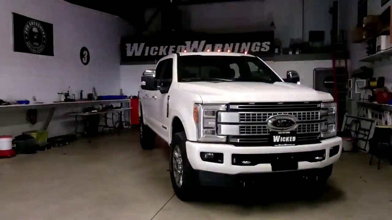 Patriot Paving 2019 Ford F-350 Construction Vehicle Strobe Lights