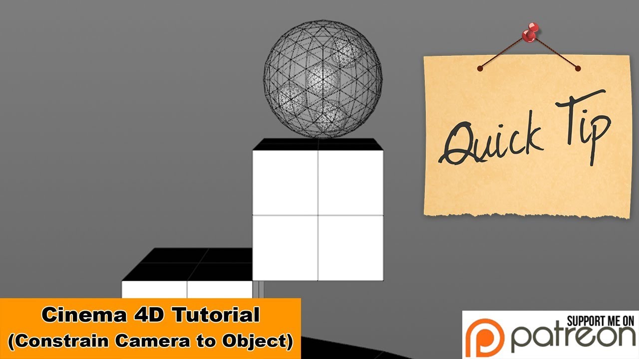 Constrain Camera to Object (Cinema 4D Tutorial)