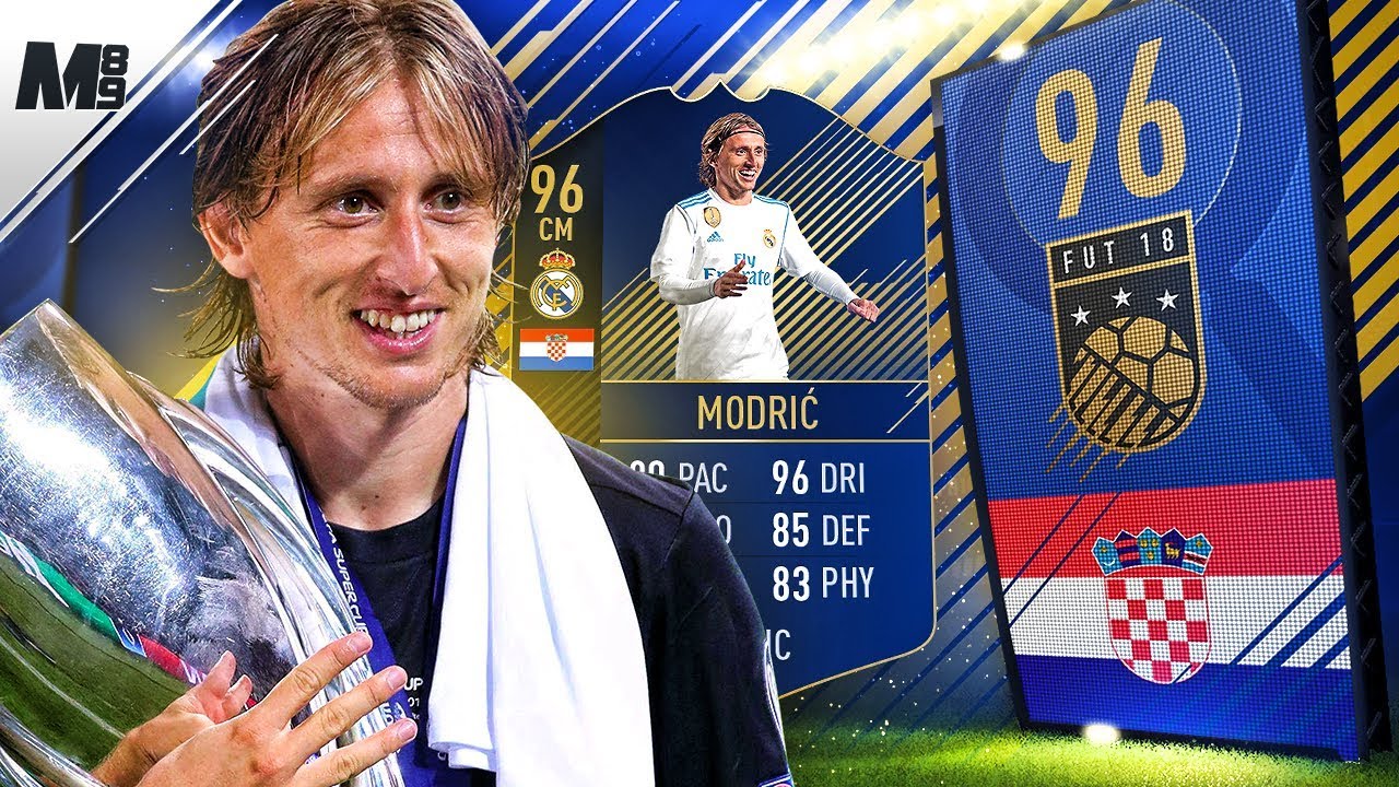 FIFA 18 TOTY MODRIC REVIEW | 96 TOTY MODRIC PLAYER REVIEW | FIFA 18 ULTIMATE TEAM