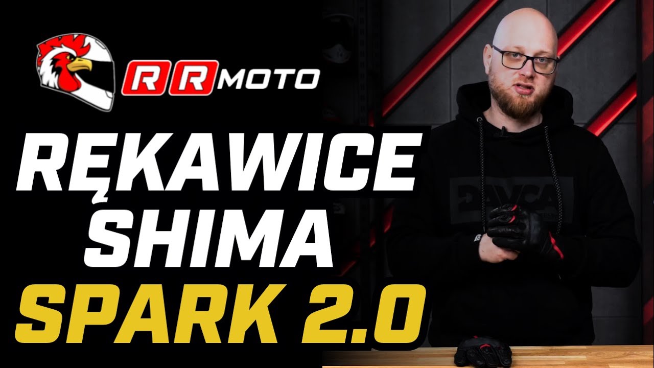 MIEJSKIE RĘKAWICE MOTOCYKLOWE SHIMA SPARK 2.0