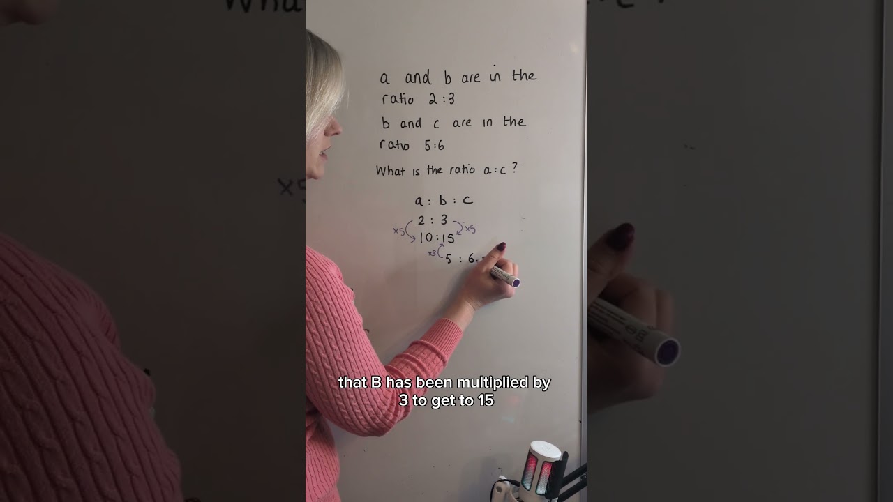 Maths Teacher, tutor, GCSE examiner helping with ratio problem solving #maths #gcserevision #gcse