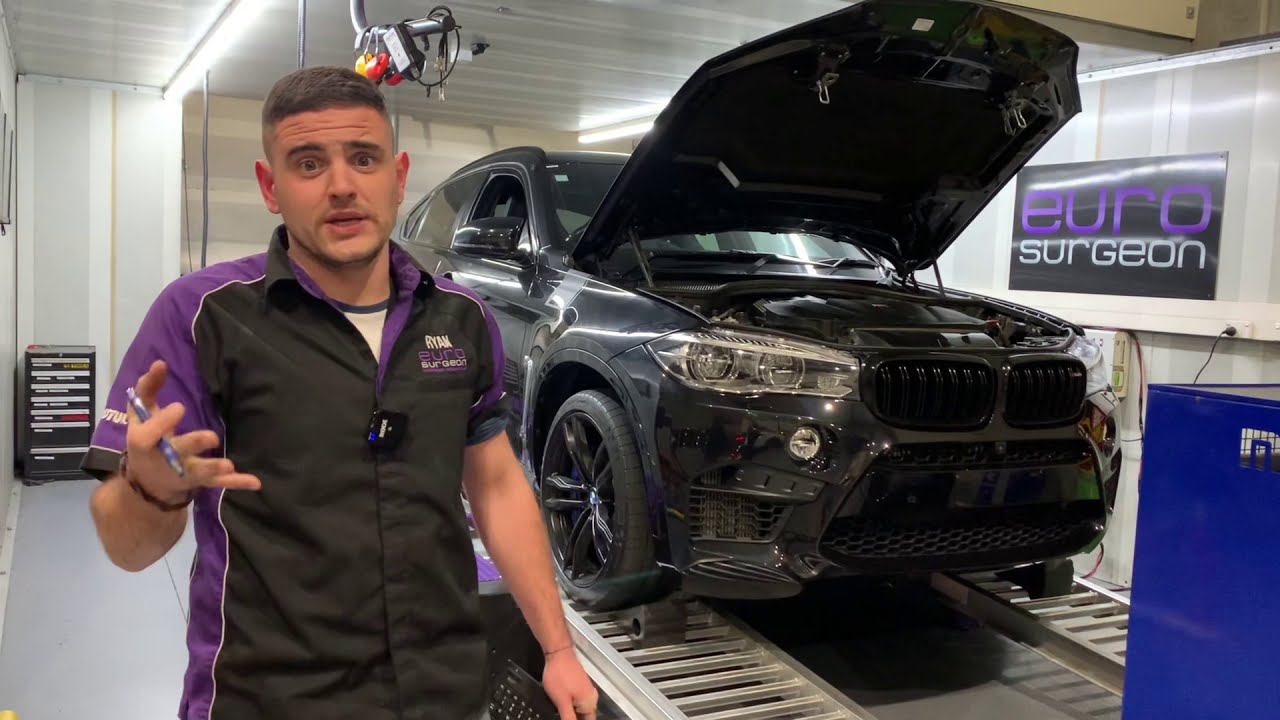 BMW X6M  Stage 1 & 2 Dyno explained. M5 and M6 S63 Engine.