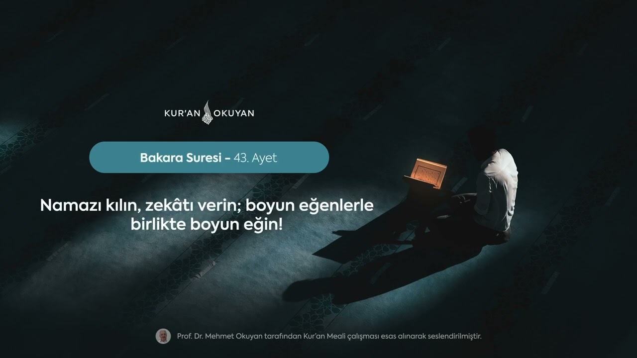2. Bakara Suresi [Sesli Kur'an Meali] - Prof. Dr. Mehmet OKUYAN