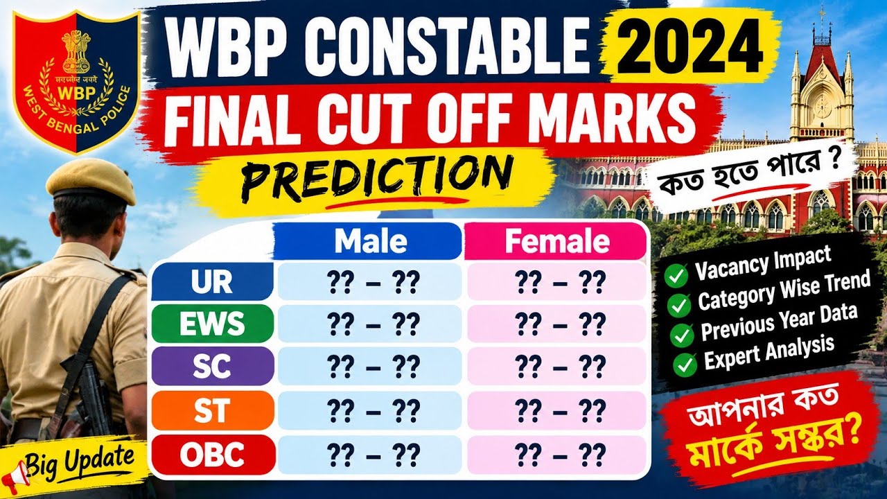 Wbp Constable 2024 CUTOFF prediction 