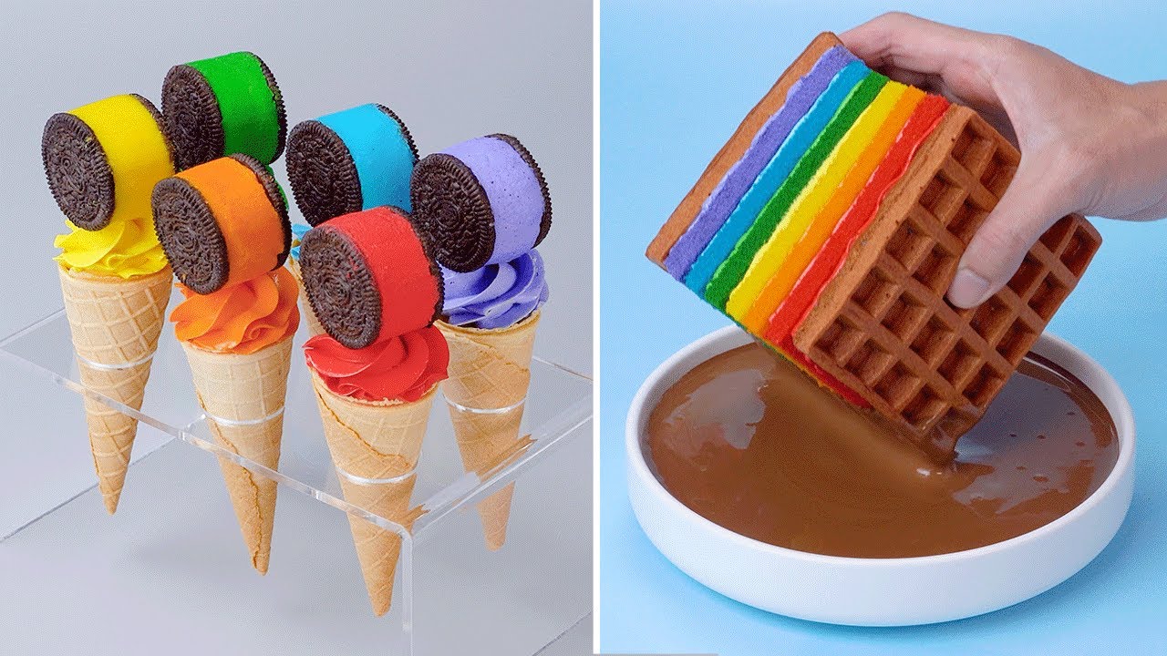 Amazing Colorful Cake Decorating Tutorial | So Yummy Chocolate Cake |  Perfect Cake Recipe