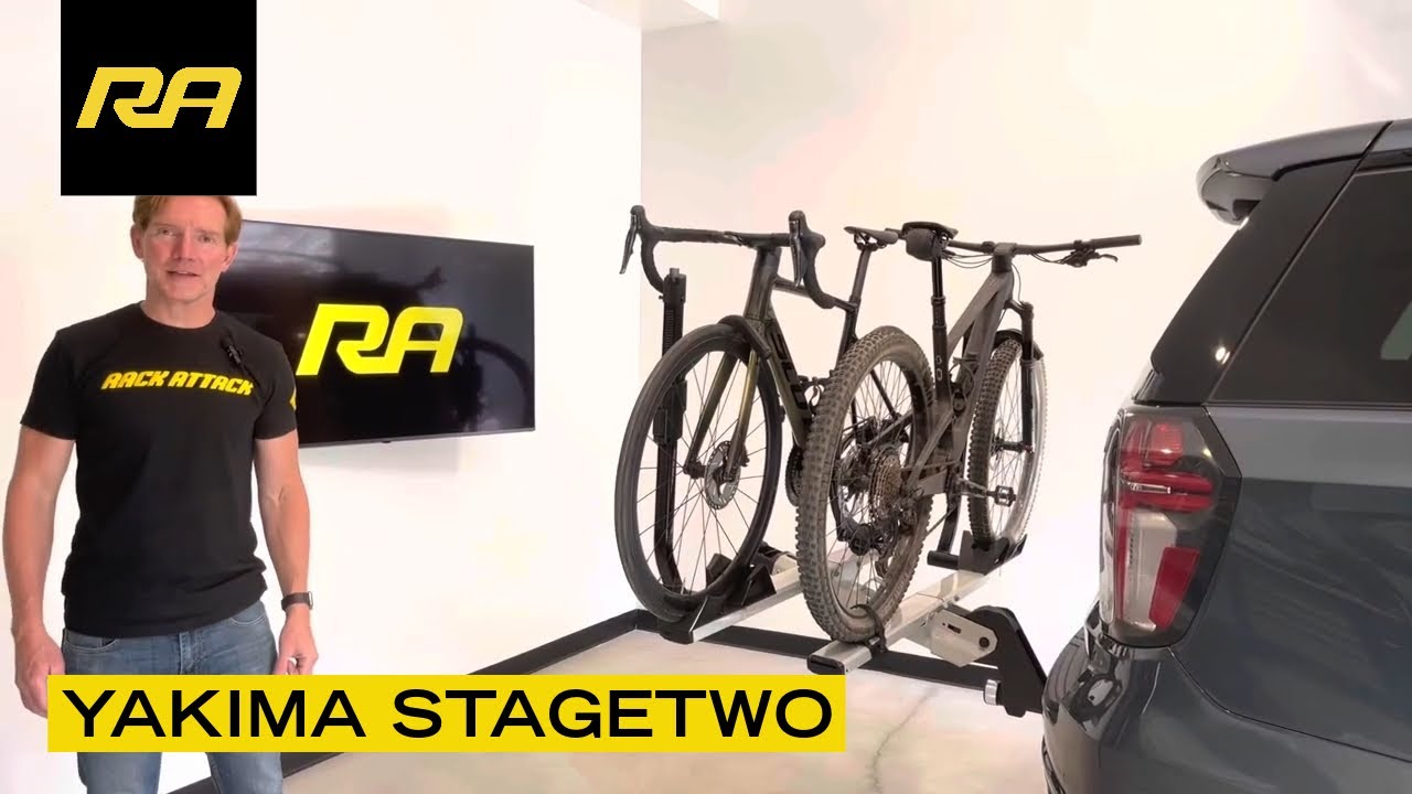 Yakima StageTwo Premium Platform Bicycle Hitch Rack with Vapor Powdercoat Overview