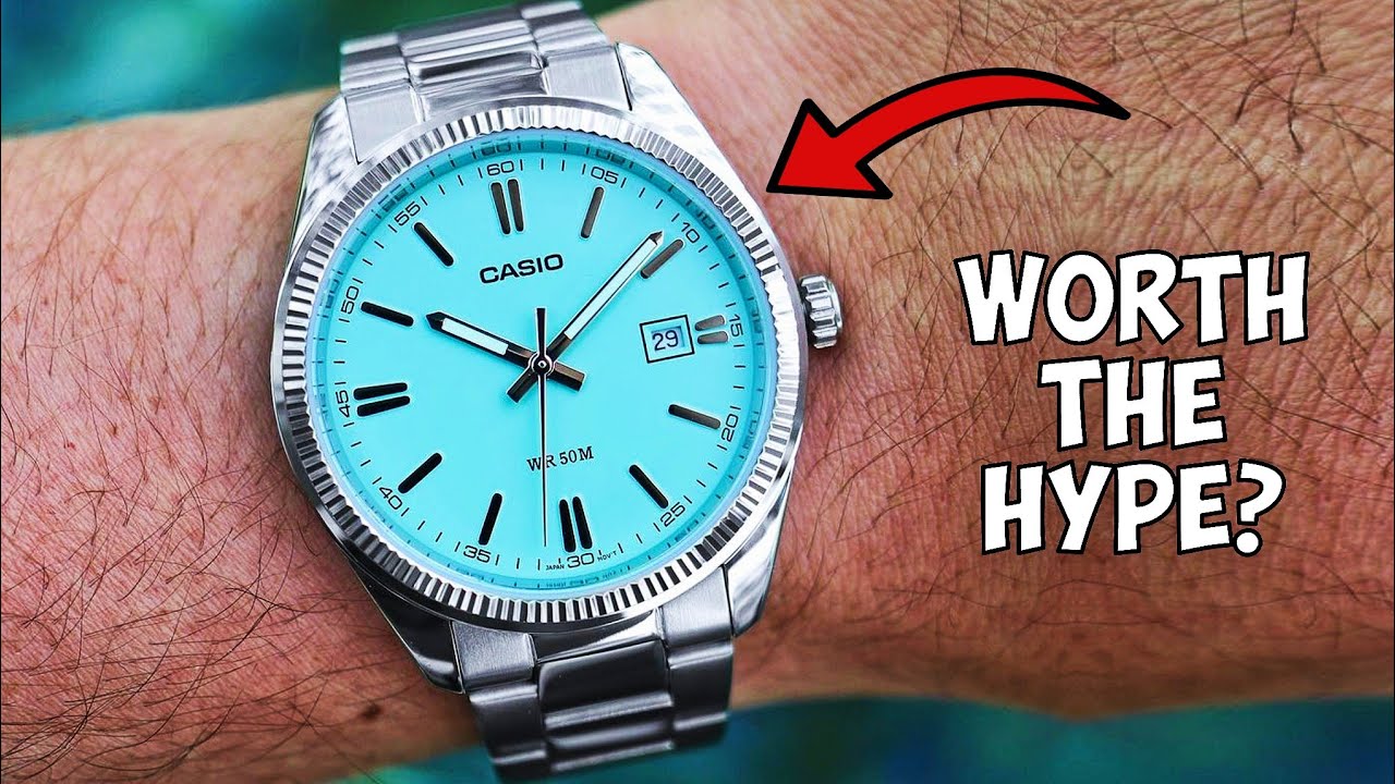 This CASIO is harder to buy than ROLEX! Unboxing & Review 'Tiffany Blue' MTP-1302!