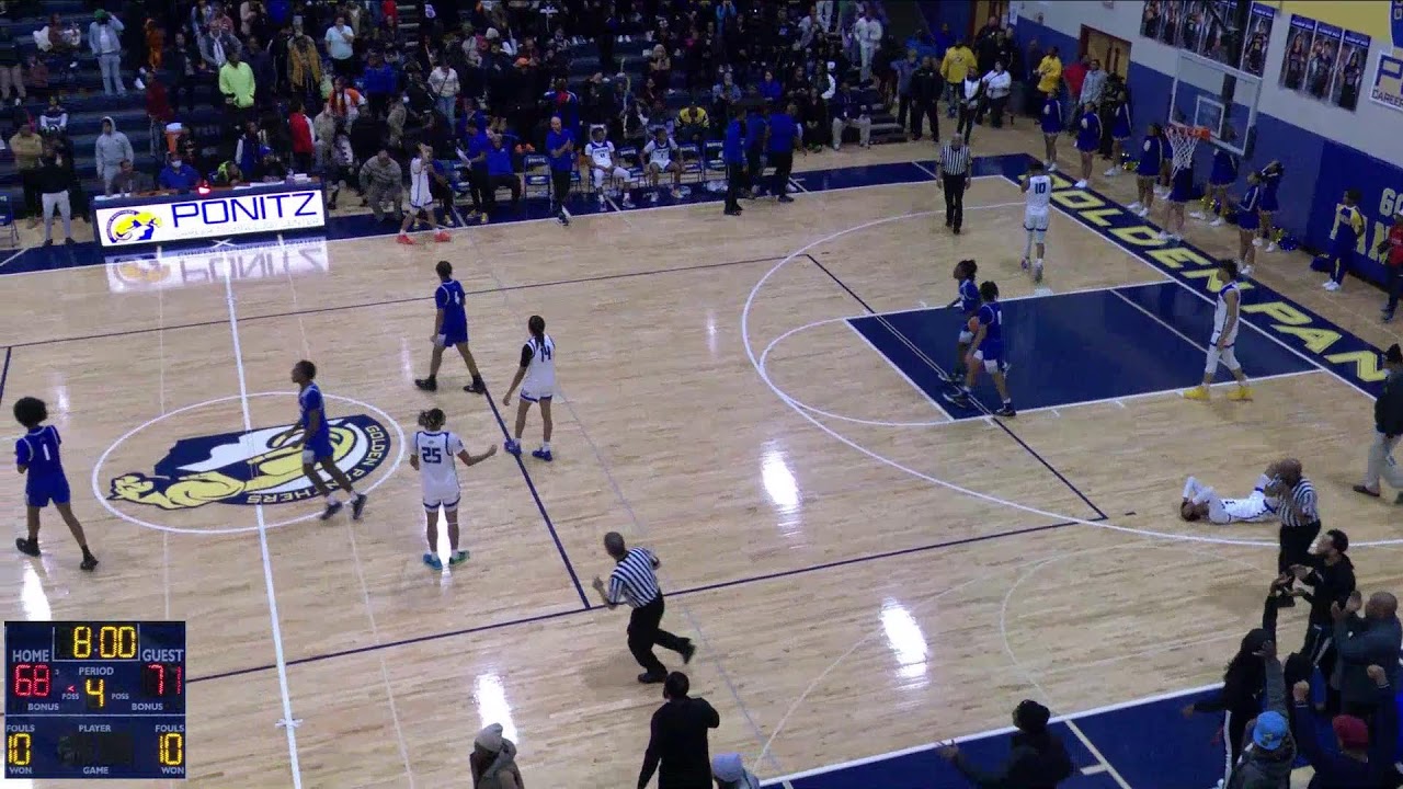 Ponitz Career Tech High School vs Dunbar High School Mens Varsity Basketball