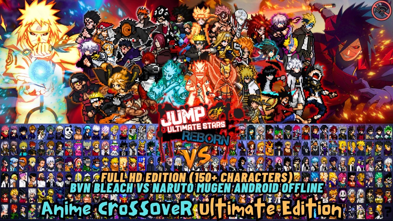 NEW‼️ ANIME CrossOver Mugen Android Offline - Bleach Vs Naruto Ultimate Edition (150+ Characters)