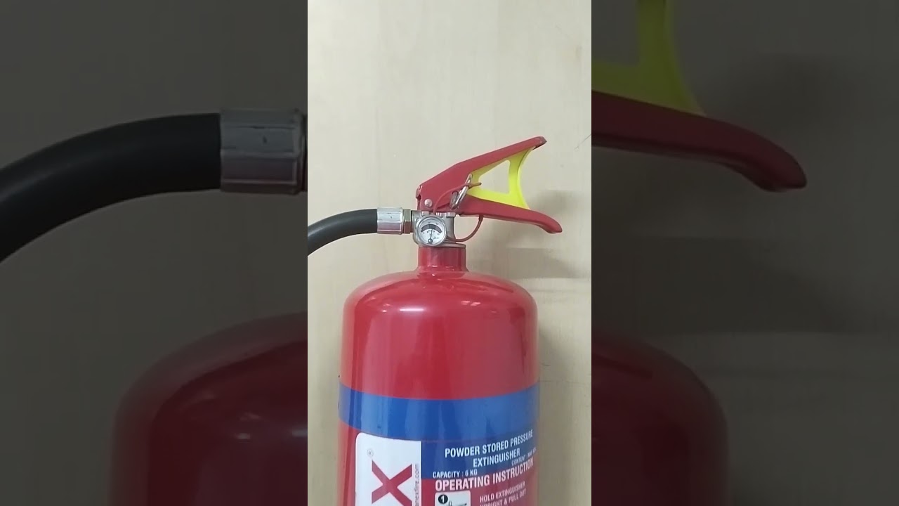 How To Operate ABC Type Fire Extinguisher | How To Use Fire Extinguisher