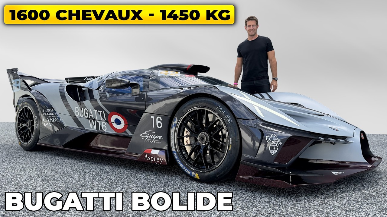 Essai Bugatti Bolide - La Bugatti INTERDITE sur la route !