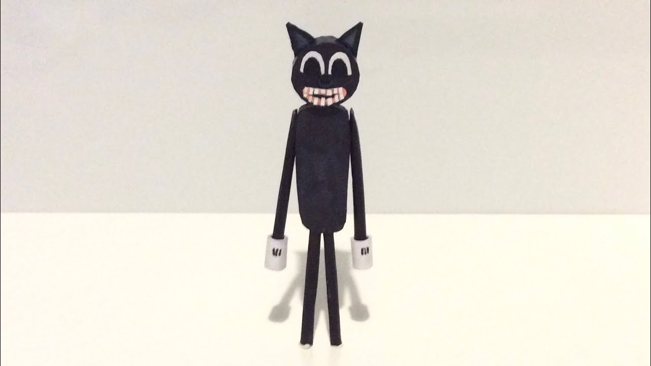 How to Make Paper Cartoon Cat