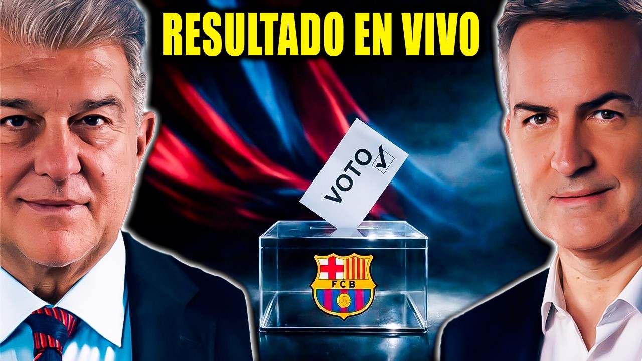 🔴ELECCIONES BARÇA EN VIVO (LAPORTA 58% - FONT 28% PRIMER SONDEO)