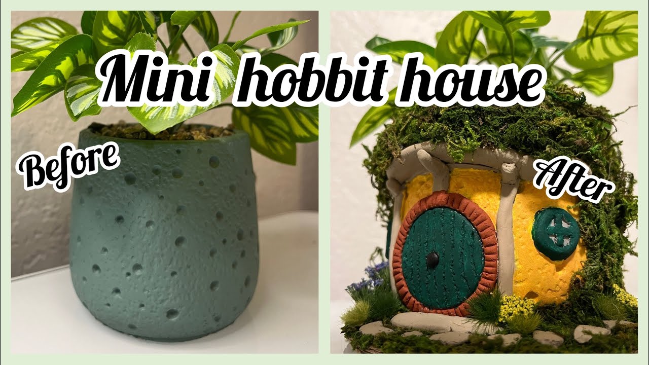Mini DIY hobbit house