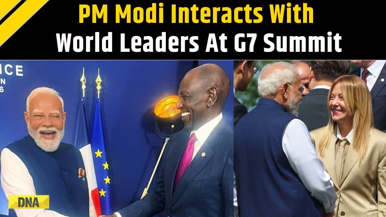 G7 Summit: PM Narendra Modi Interacts With World Leaders At G7 Summit 2026 In France