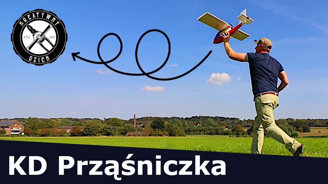 Powstaje nowy samolot RC dla początkujących - Loty prototypowego modelu RC