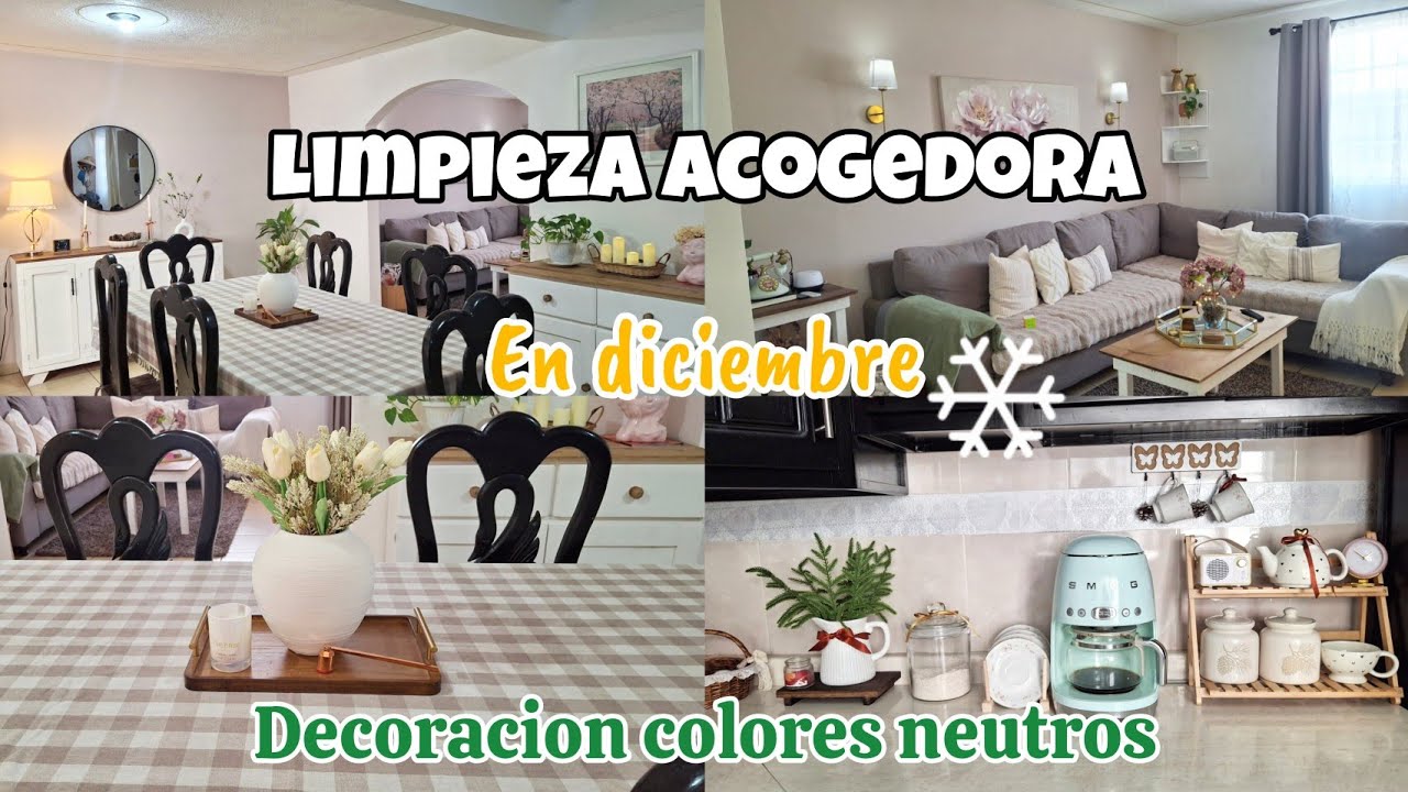 🤎LIMPIEZA Y DECORACION EN MI CASA INFONAVIT/COLORES NEUTROS🏡