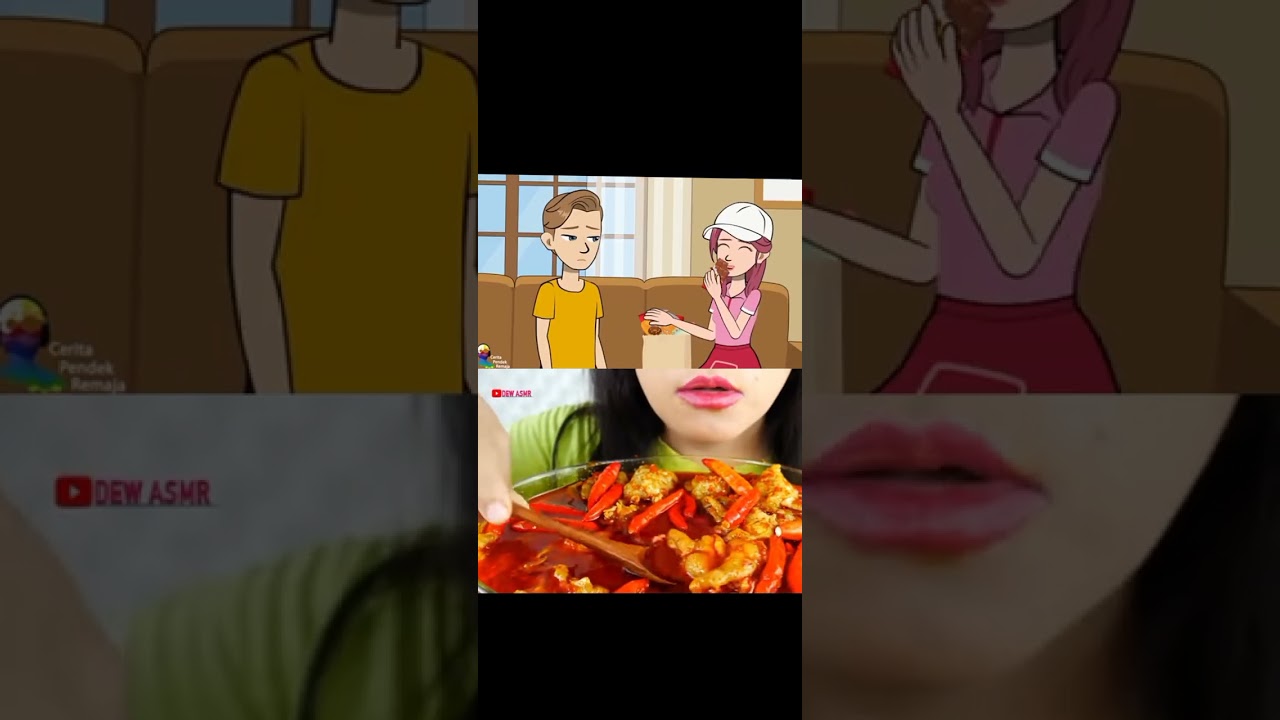 Cerita Pendek Remaja × DEW ASMR (Kerakusanku mengubahku menjadi Tukang Mukbang)