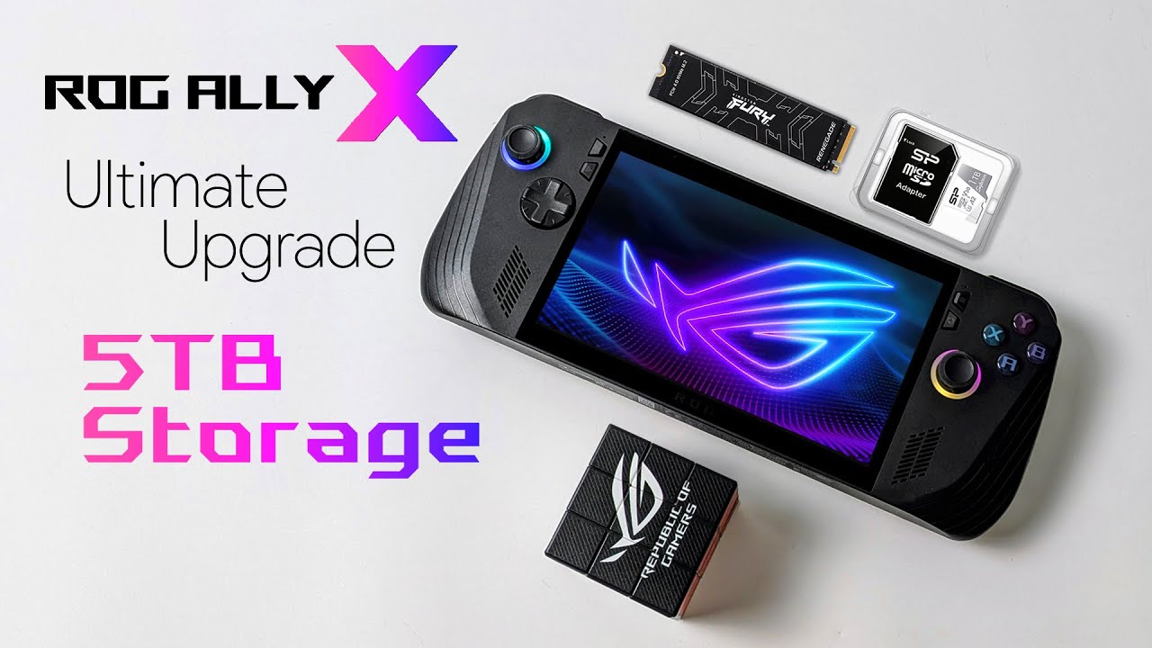 Лучшее обновление для ROG Ally X! 5 ТБ памяти для всех новых игр!