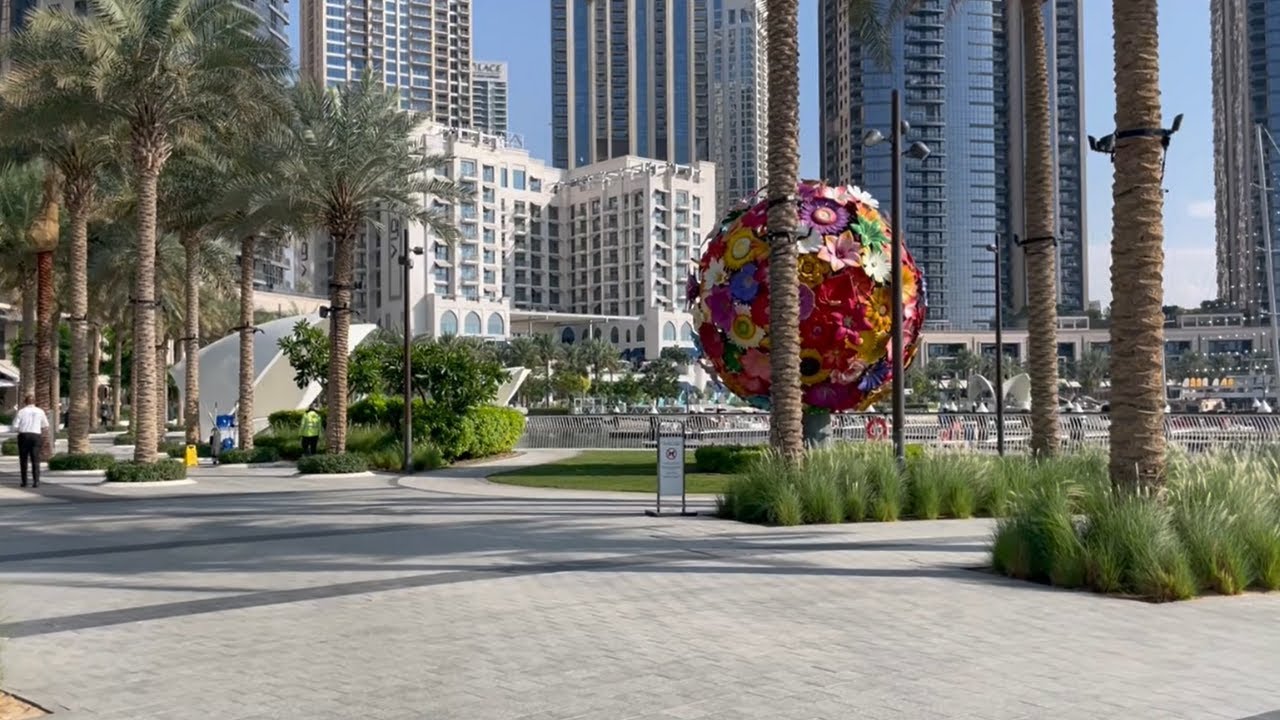 A Walk Around Dubai Creek Harbour Marina | Dubai, UAE 🇦🇪