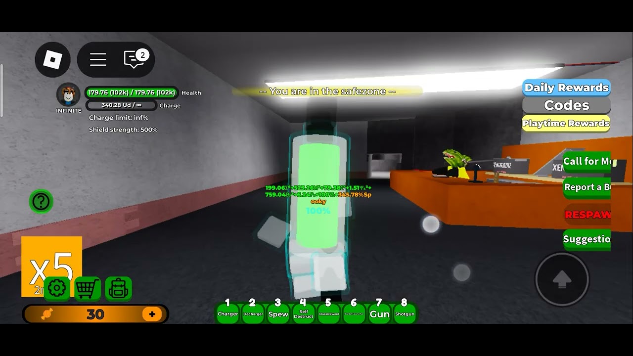Roblox be a battery | Omega 7th (Ω)                 [Please End]