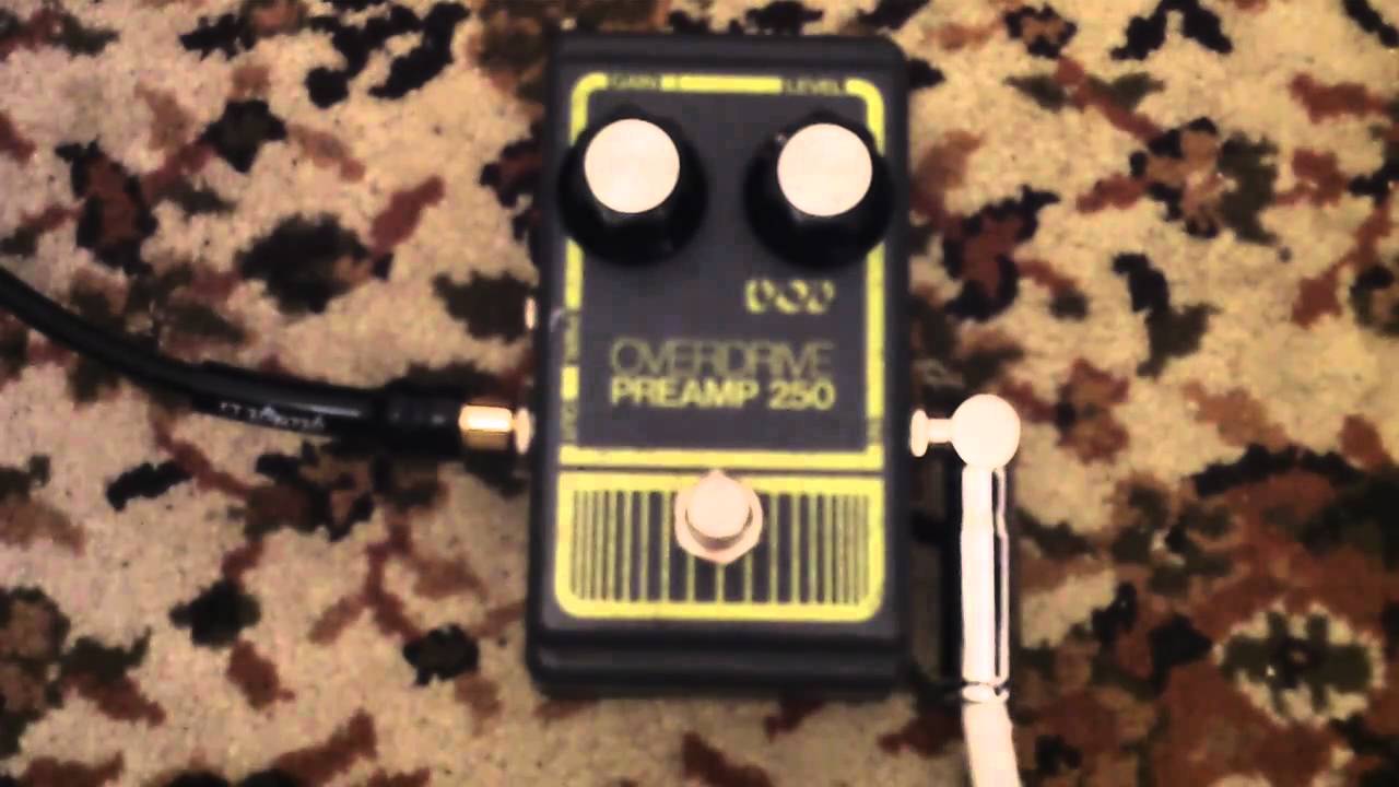 vintage grey DOD 250 Overdrive Preamp