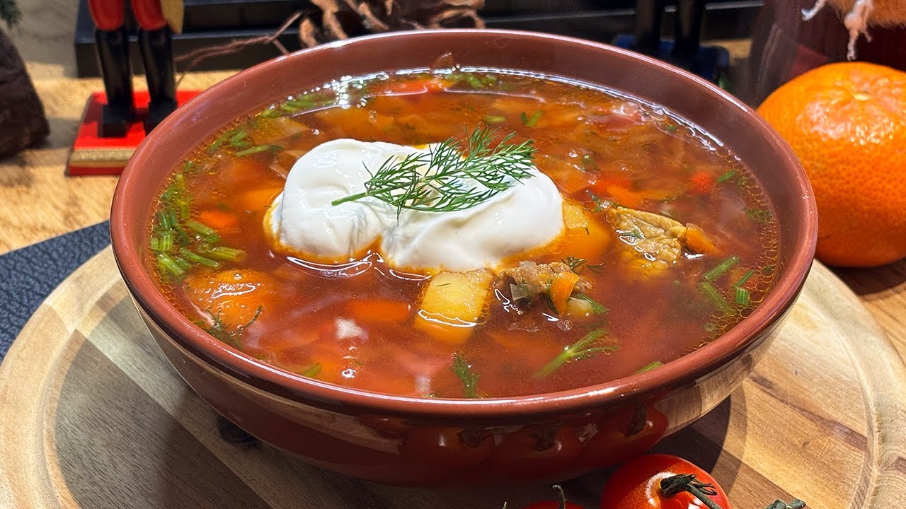 Echter Borschtsch! Gekocht von einer Ukrainerin! Mein Familienrezept für Borschtsch! 🇺🇦🍲