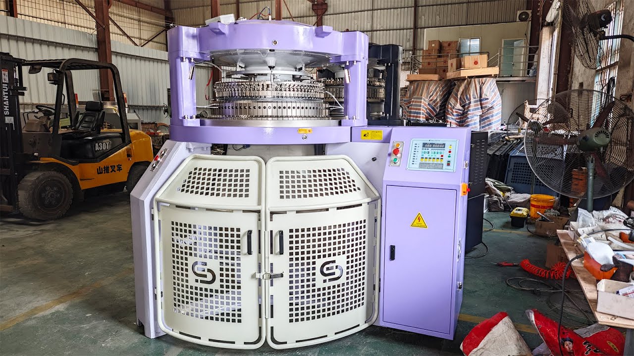 38&rdquo;&times;32G&times;96F&times;3816T double jersey knitting machine -- Eastino#circularknittingmachine