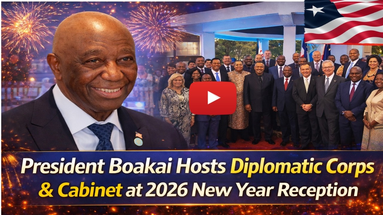 President Boakai Hosts Diplomatic Corps & Cabinet at 2026 New Year Reception