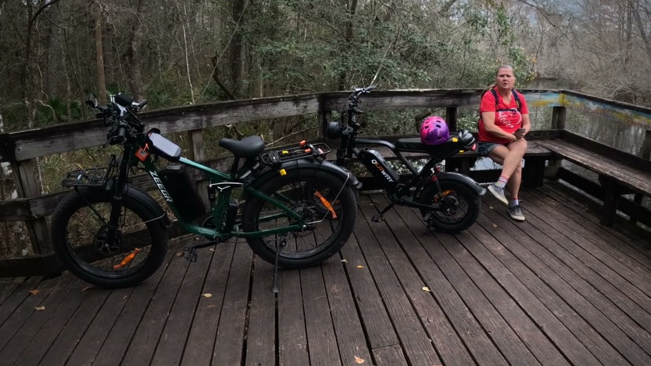 Mylindas first ride on the ebike