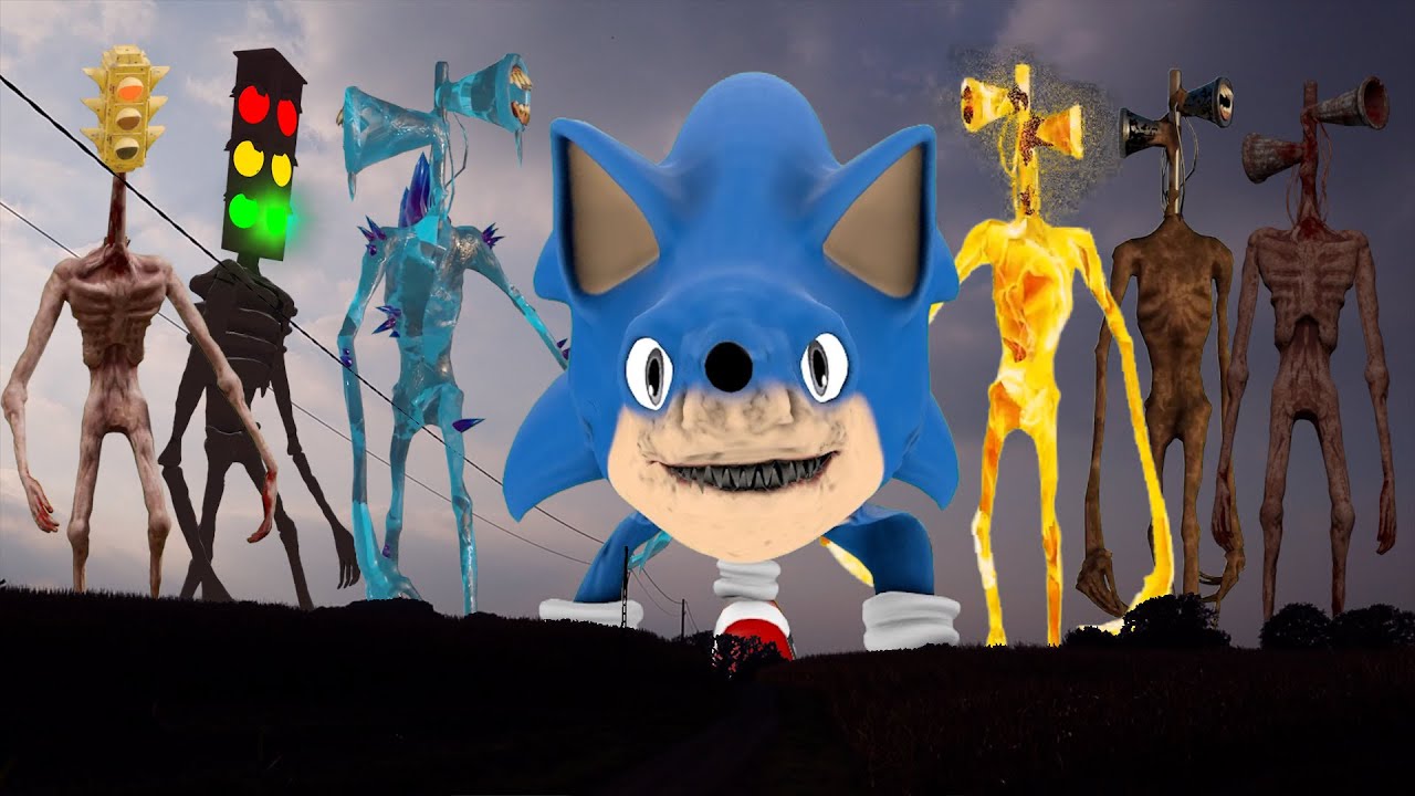 TEAM Traffic Light Head VS Ice Siren Head VS Tralalero Sonic VS Fire Siren Head VS TEAM Siren Head