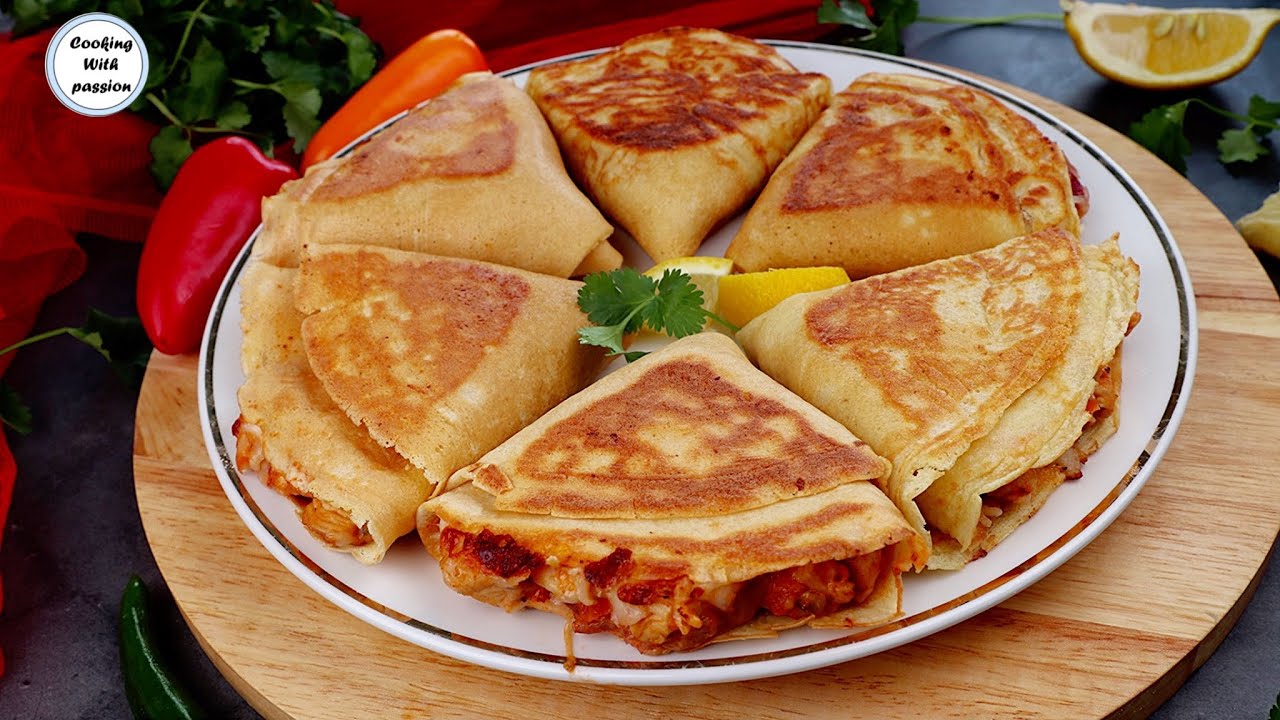 Chicken cheese crepe Recipe - Ramadan Iftar Special Recipe By Cooking with Passion
