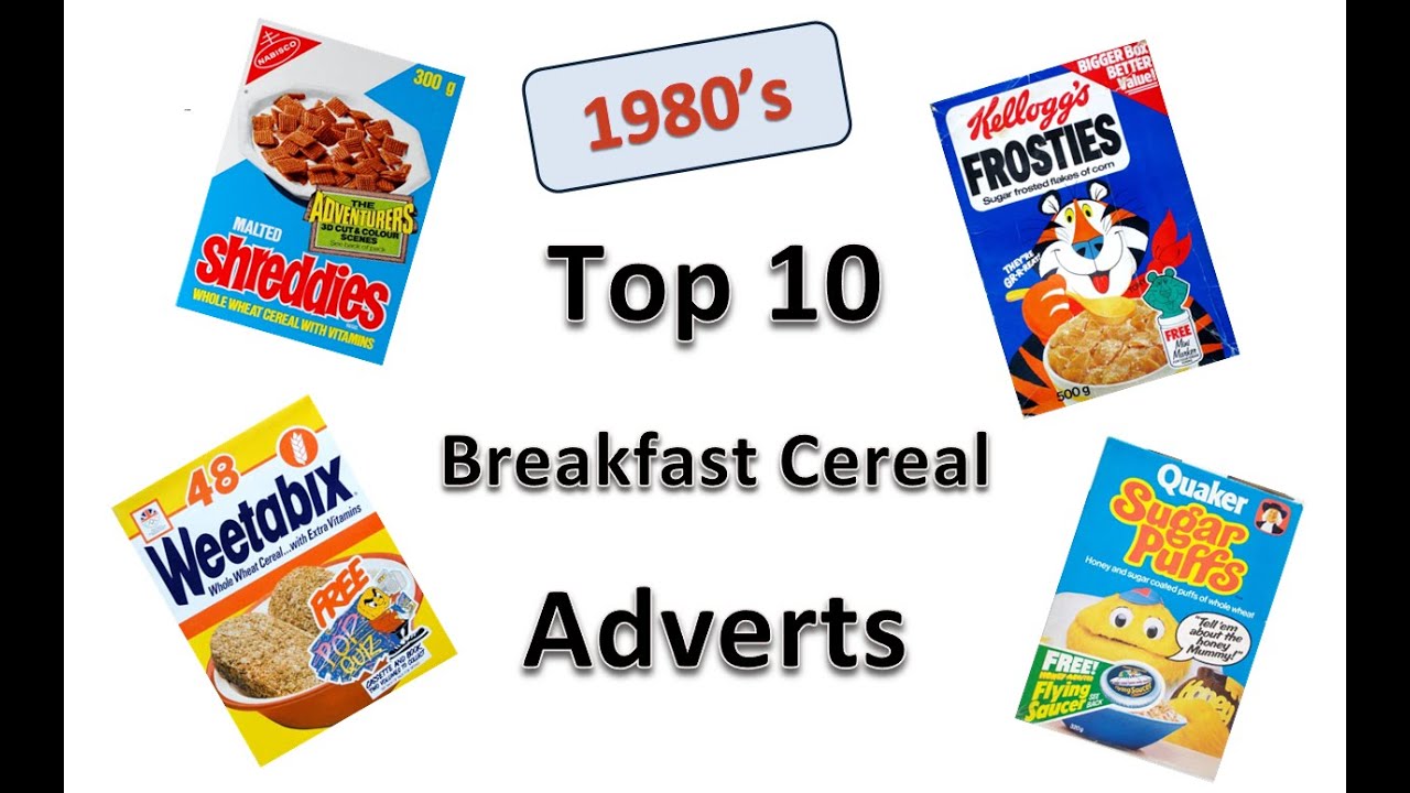 Top 10 1980s Breakfast Cereal Adverts