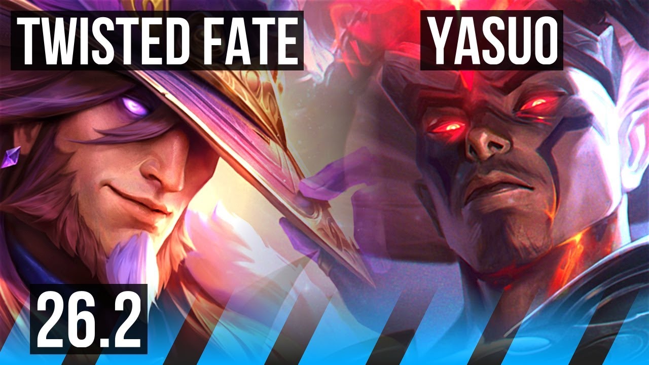 TWISTED FATE vs YASUO (MID) | Perfect KDA: 5/0/14 | KR Grandmaster | 26.2