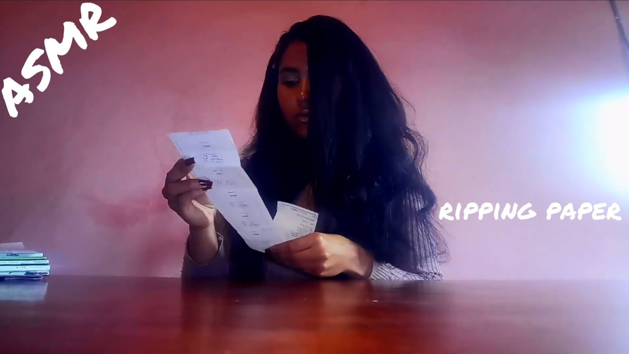 ASMR - Ripping Paper