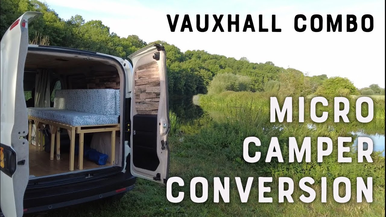 MICRO CAMPER VAN TOUR - beautiful Vauxhall Combo minimalist campervan conversion