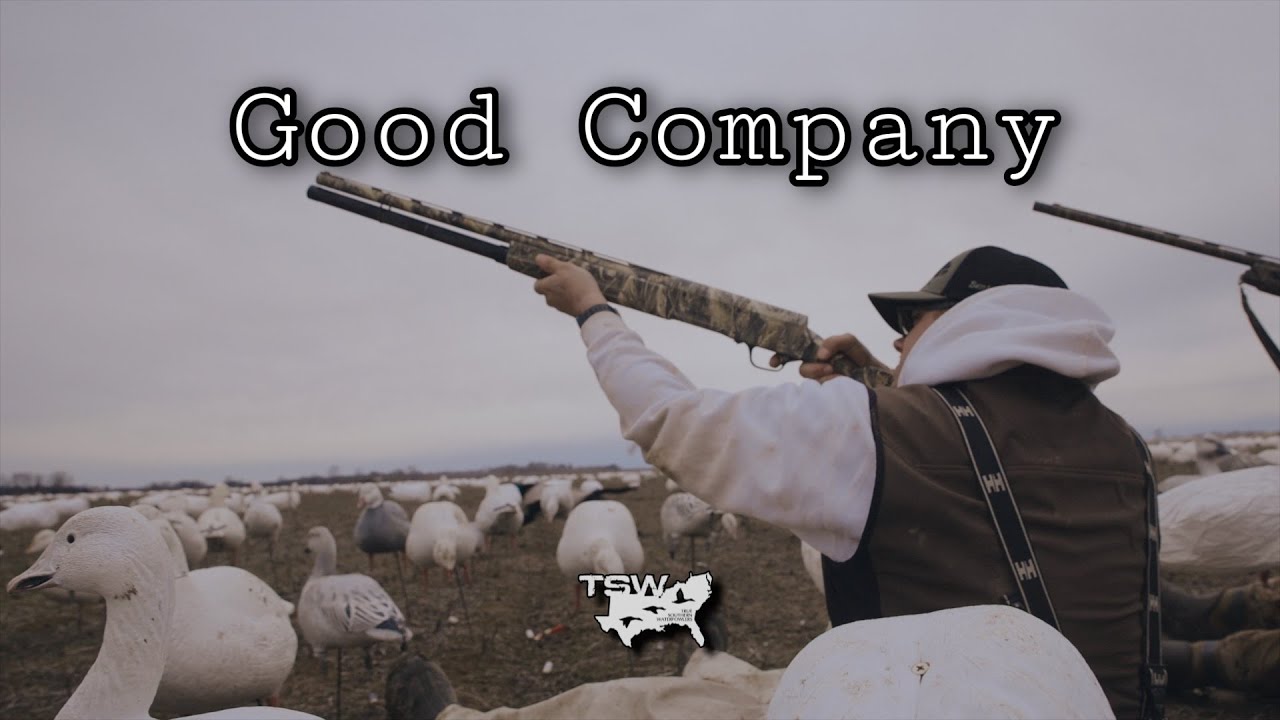 SNOW GOOSE HUNTING - laying in whites