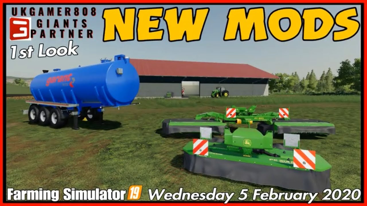 FS19 NEW MODS Today in Farming Simulator Modhub #fs19modsreview