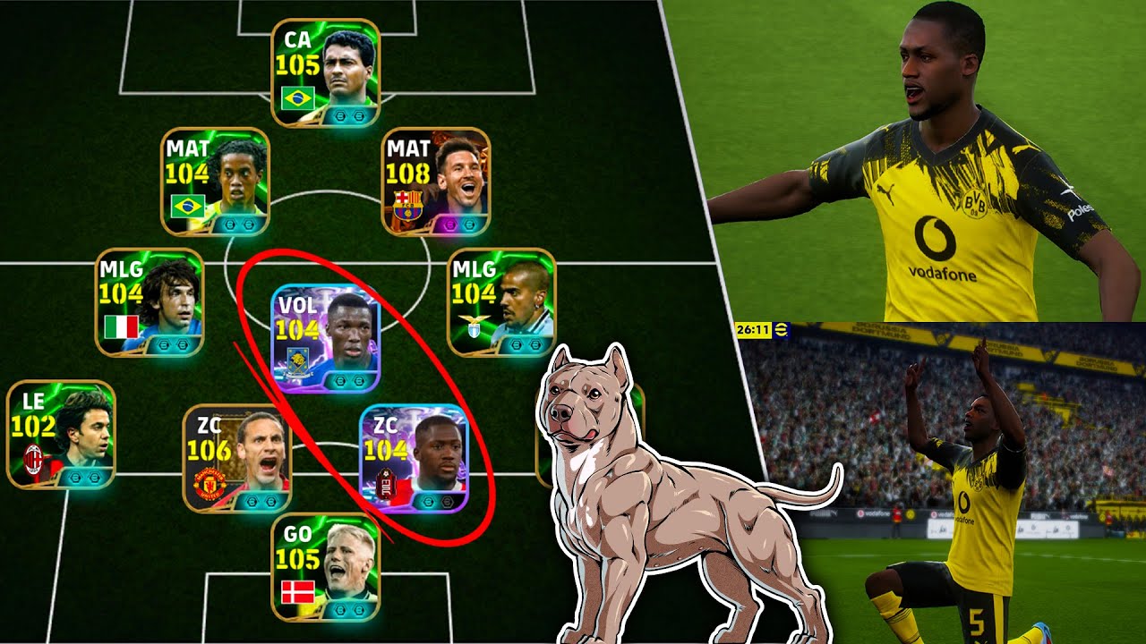 Caicedo e Konaté Você precisa ver assa dupla jogando no eFootball 26 Mobile