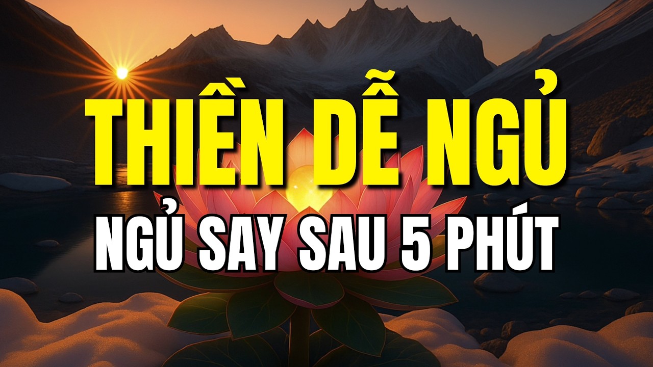 Thiền Ngủ Dễ Dàng - Đi vào giấc ngủ sau 5 phút với bài thiền Hoa Sen Trên Tuyết | Hiên Dương