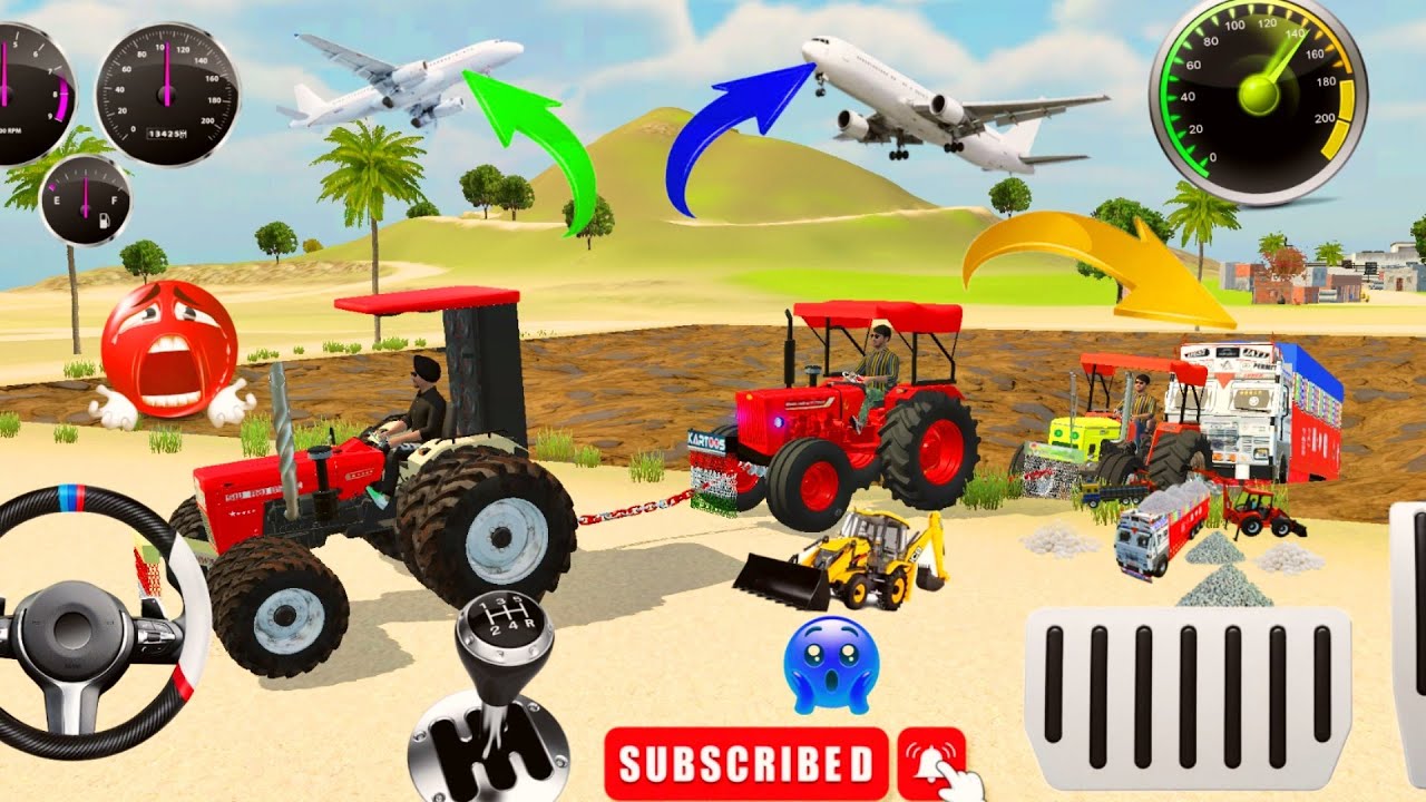 Modified Mahindra Thar 👿 Red ♥️ Thar Indian games gadi Wala game 🎮 indian simulator 3D Android 2025