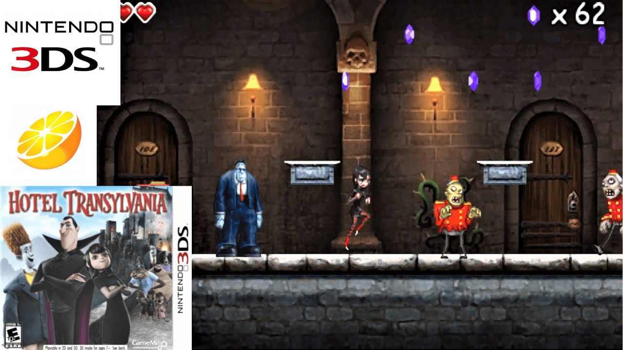 Hotel Transylvania (2012) Nintendo 3DS Gameplay in HD (Citra)
